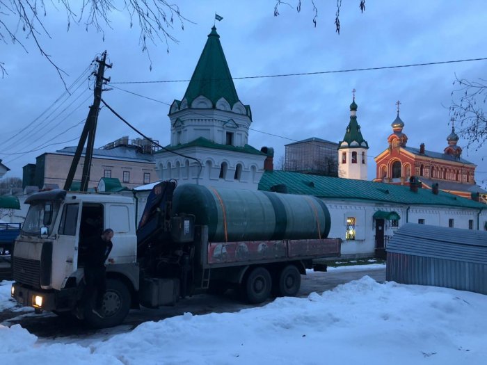 Накопительная емкость 20 м3. Волхов.